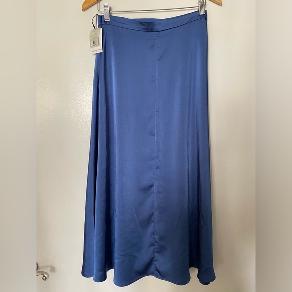 Claudie Pierlot NWT flowy blue midi/maxi skirt - Picture 4 of 8